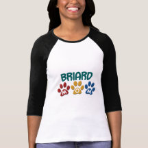 BRIARD MOM Paw Print 1 Shirt