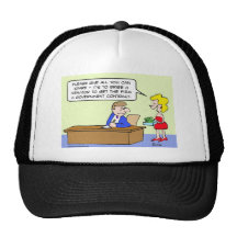 bribe senator government contract trucker hats