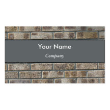 Brick Business Card
