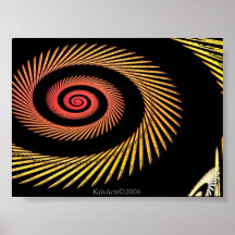 brick road fractal poster