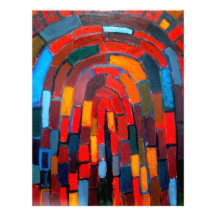 Brick Vault (abstract naive pattern ) Personalized Letterhead
