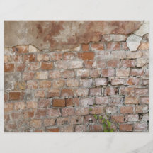 Brick wall custom flyer