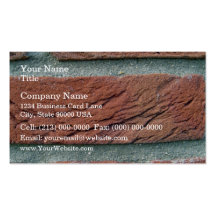 Brick Wall Texture Business Card Template