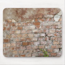 Bricks old wall mousepads