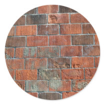 bricks round stickers