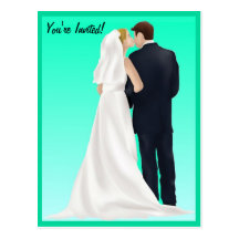 BRIDAL BLISS - Turquoise Post Cards