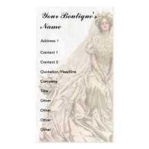 Bridal Boutique, Wedding Dress, Seamstress Business Cards