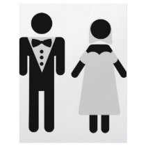 bridal couple symbol customized letterhead