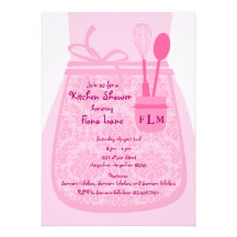 Bridal Kitchen Shower Party Invitation