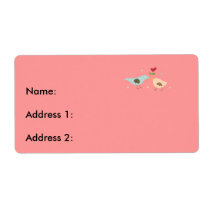 Bridal Partridges labels