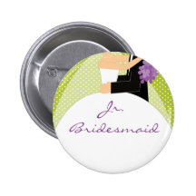 Bridal Party Jr. Bridesmaid Button / Pin