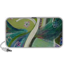 Bridal Peacock Portable Speakers