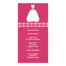 Bridal Shower Argyle Photo Cards