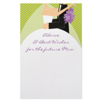 Bridal Shower Best Wishes & Advice Stationary Personalized Stationery