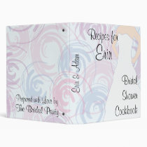 Bridal Shower Cookbook - Flora binders
