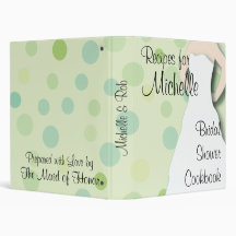 Bridal Shower Cookbook - Greens Binder