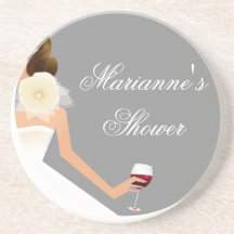 Bridal Shower Esemble Beverage Coasters