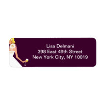 Bridal Shower Esemble Custom Return Address Label