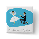 Bridal Shower Favor-Mother of the Groom Pinback Button