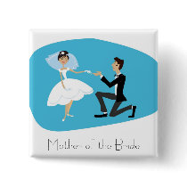 Bridal Shower Favour-Mother of the Bride Buttons