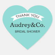 Bridal Shower Favour Stickers | Little Blue Box