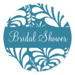 Bridal Shower Fern Flora Sticker Seal