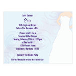Bridal Shower Flora Invite Postcards