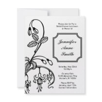 Bridal Shower Invitation - Bleeding Hearts