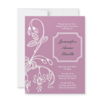 Bridal Shower Invitation - Bleeding Hearts