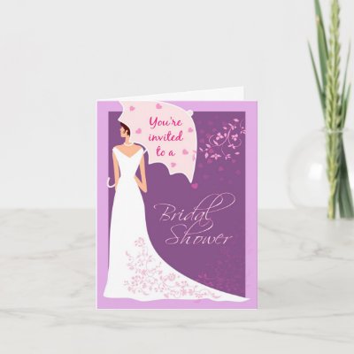 Bridal Shower  on Bridal Shower Invitation Greeting Cards By Squirrelhugger