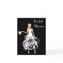 Bridal Shower invitation Greeting Card
