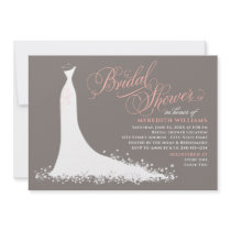 Bridal Shower Invitation | Elegant Wedding Gown