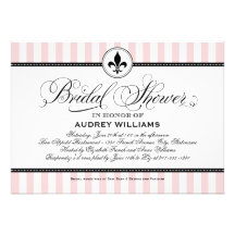 Bridal Shower Invitation | Paris France Theme