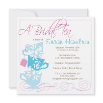 Bridal Shower Invitation - Tea
