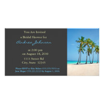 Bridal Shower Invite Picture Card