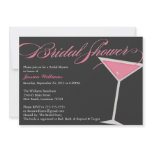 Bridal Shower Martini Personalized Invites