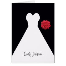 Bridal Shower or Luncheon Place Card Note Cards