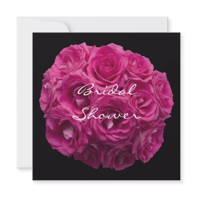 Bridal Shower Party Invitation Template -- Roses by henishouseofpaper