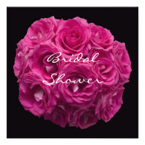Bridal Shower Party Invitation Template -- Roses invitations