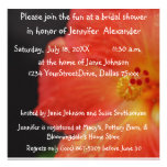 Bridal Shower Pretty Tropical Flower Personalized Invite