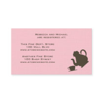 Bridal Shower Registry Card Business Card Templates