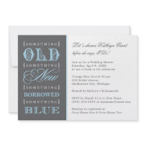 Bridal Shower | Something Old New Borrowed Blue