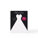 Bridal Shower Thank You Card -- Bridal Gown