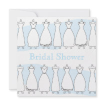 Bridal Shower Wedding Dress Invitation