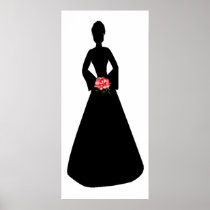 Bridal Silhouette I Poster