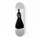 Bridal Silhouette I Skateboard - Customizable