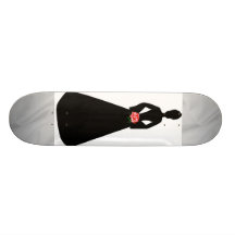 Bridal Silhouette I Skateboard - Customizable