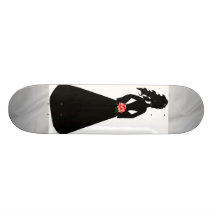 Bridal Silhouette III Skateboard - Customizable