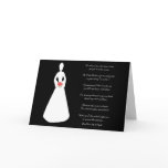 Bridal Silhouette Will You Be My Bridesmaid Black
