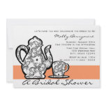 Bridal Tea with Changable Colour Personalized Announcements